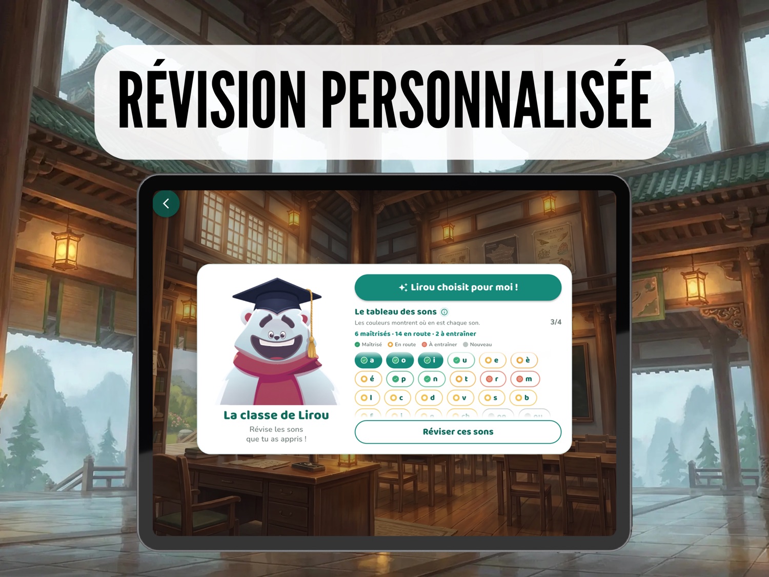 Visuel promotionnel — révision personnalisée