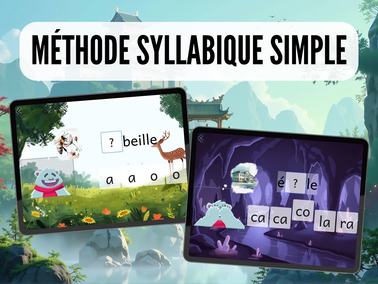 Visuel promotionnel — méthode syllabique simple