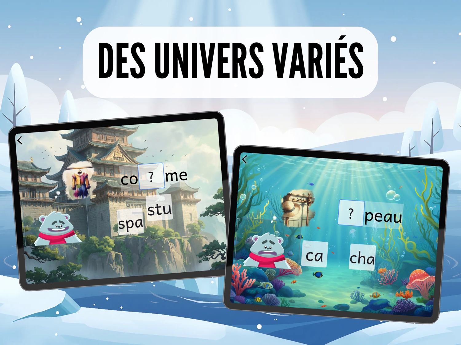 Visuel promotionnel — des univers variés