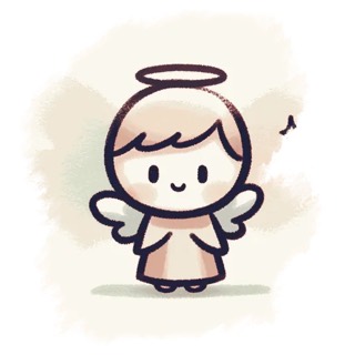 Illustration du mot « ange », pour travailler le g doux