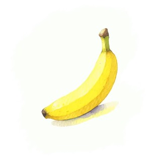 Illustration du mot « banane », pour travailler le son « b »