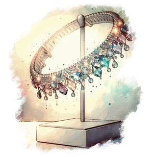 Illustration du mot « bijou », pour travailler le son « b »