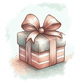 Illustration du mot « cadeau », pour travailler le son « o » écrit au et eau
