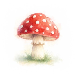 Illustration du mot « champignon », pour travailler le son « gn »
