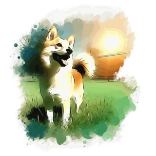 Illustration du mot « chien », pour travailler le son « ch »