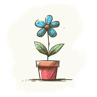 Illustration du mot « fleur », pour travailler le son « eu » (eu, œu)