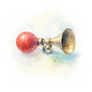 Illustration du mot « klaxon », pour travailler le son « x »