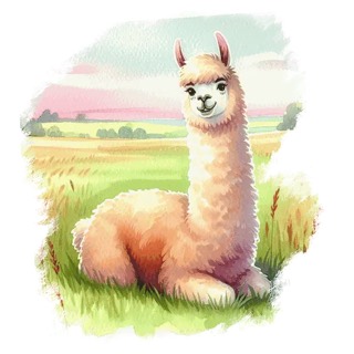 Illustration du texte « Le lama »