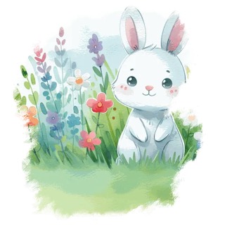 Illustration du texte « Le lapin gourmand »