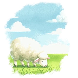 Illustration du mot « mouton », pour travailler le son « m »