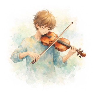 Illustration du mot « musicien », pour travailler les sons « oin » et « ien »