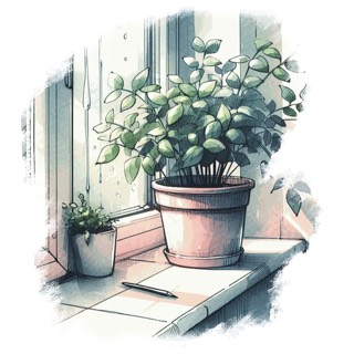 Illustration du mot « plante », pour travailler les groupes de consonnes avec l