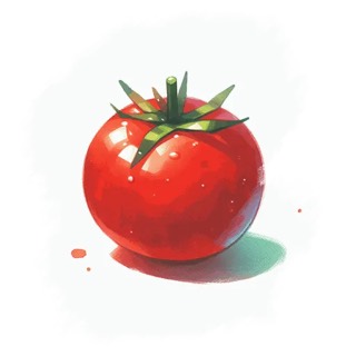 Illustration du mot « tomate », pour travailler le son « m »